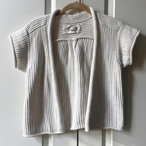 Old Navy Open Front Cardigan Chunky Cable Knit Sweater Size Large (14-16 yo)